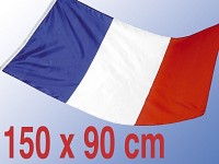 Flagge Frankreich, Fahne 150 x 90 cm