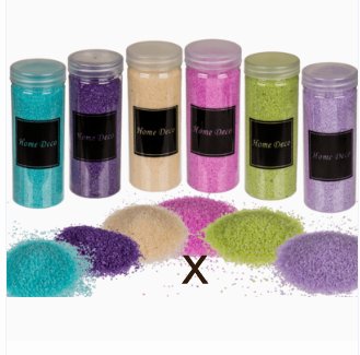 Deko-Sand, feinkrnig, pink