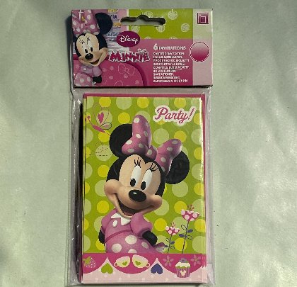 Einladungskarten Minnie Party