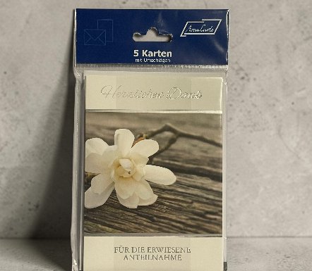 Danke Karten zur Beerdigiung