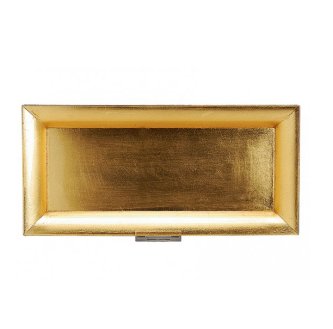 Tablett in gold aus Kunststoff
