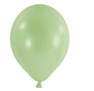 10 Luftballons 33cm - Powder Pistazie