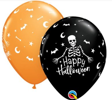 Happy Halloween Ballons, 25 Stck