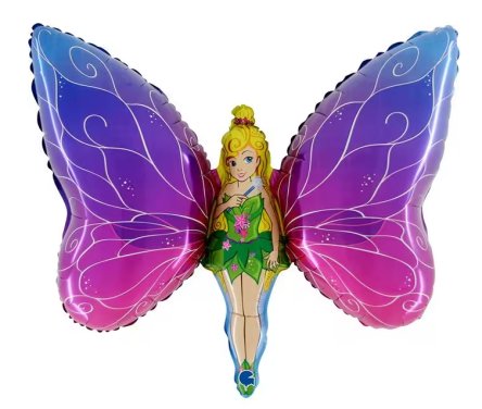 Folienballon Schmetterling Fairy Lallabell