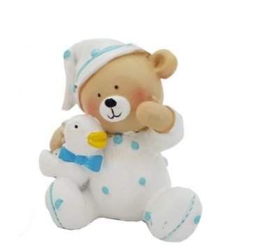Teddybr Junge mit Ente