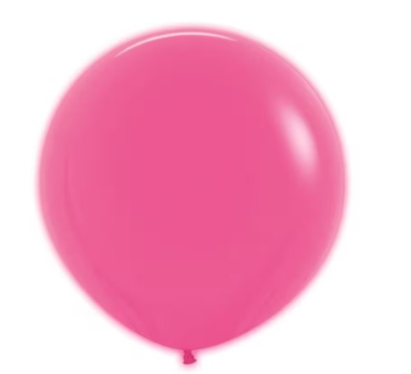 Neon Pink Latexballon, 3 St�ck