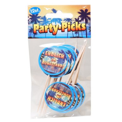 Party Picks Ruhestand, 12 tlg.