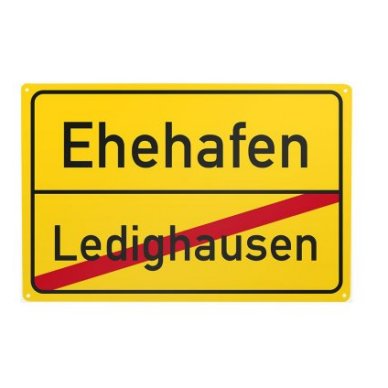 Blechschild Ledighausen / Ehehafen