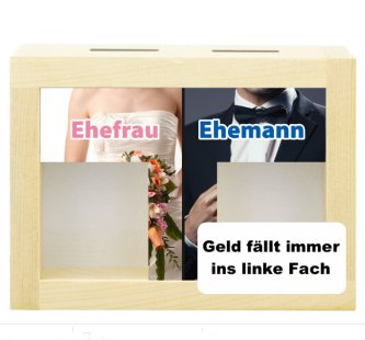 Spardose Ehefrau / Ehemann