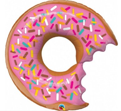 Folienballon Donut, 91 cm