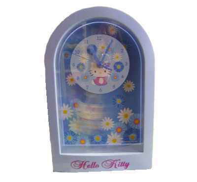 Hello Kitty Wanduhr Flower