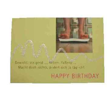 Postkarte - Happy Birthday