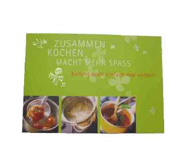 Postkarte - Zusammen Kochen