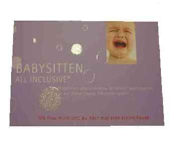 Postkarte - ...Babysitten