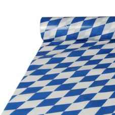 Papiertischtuchdecke Bayrisch Blau, 50m