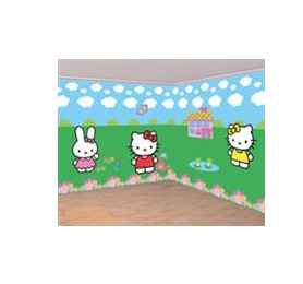 Hello Kitty Party Wandposter