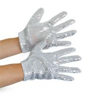 Popstar Handschuhe silber