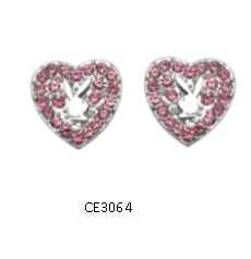 Playboy Ohrstecker Heart CE3064