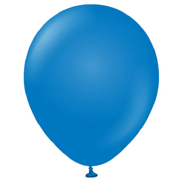Luftballon K�nigsblau rund 30 cm, 10 St�ck