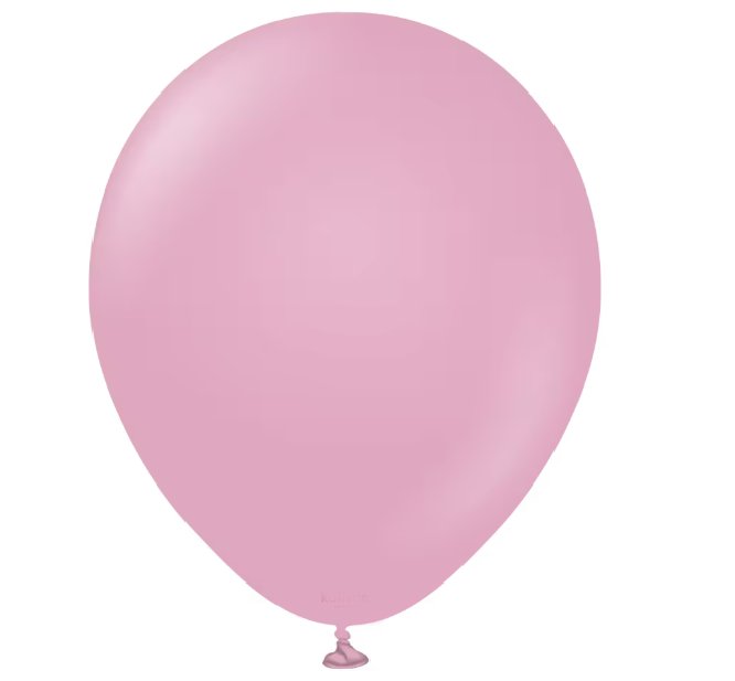 Luftballon Metallic hellrosa rund 30 cm, 10 St�ck