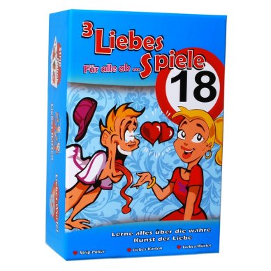 Partyspiel - 3 Liebesspiele fr alle ab 18