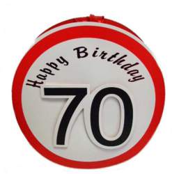 70. Geburtstag - 3 D Geschenktte
