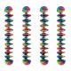 Silvester Deko Rotor-Spiralen Rainbow