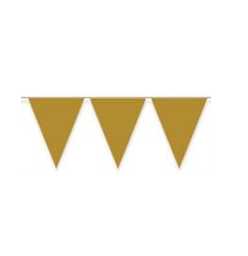 Goldene Hochzeit - Wimpelkette gold