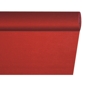 Papiertischdecke - Polyester, rot, 10m