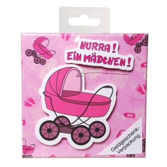 Geschenkschachtel Ein Mdchen, rosa