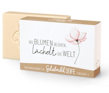 Duftseife mit Spruch, handgefertigt
