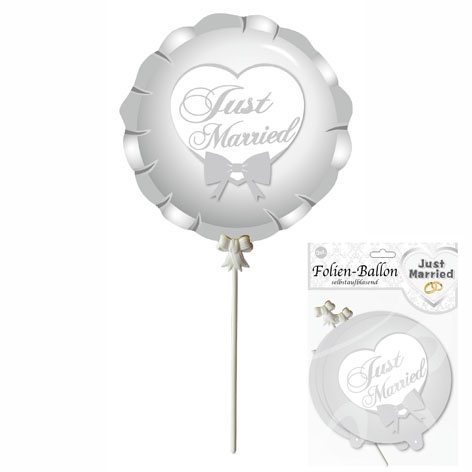 Ballon Just Married, 3-tlg.,