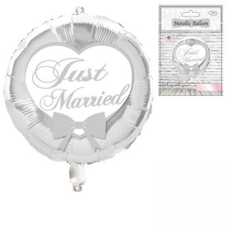 Ballon mit Druck Just Married