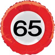 Folienballon Verkehrsschild 65