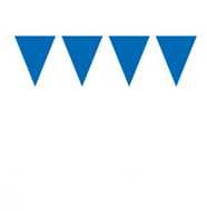 Wimpelkette,blau