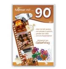 90.Geburtstag - Glckwunschkarte
