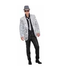Hollywood Star Jacke silber, 56/58