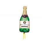 Folienballon Champagne Flasche