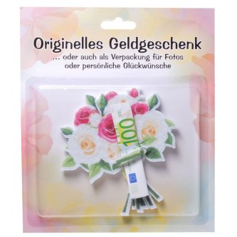 Geldgeschenk Blumenstrau