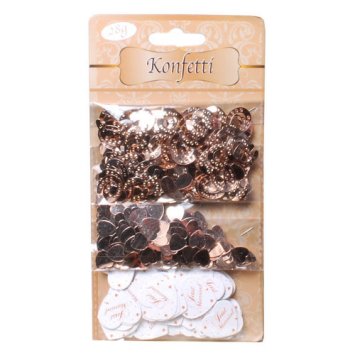 Konfetti Just Married, rosegold,