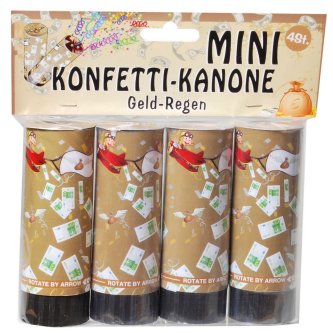 Mini Konfetti Kanonen Geldregen