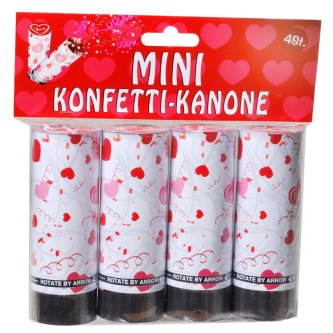 Mini Konfetti-Kanonen Love