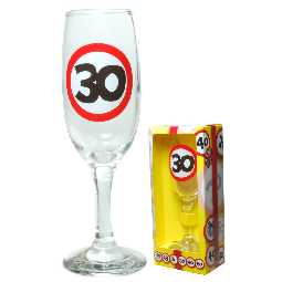 30.Geburtstag - Sektglas