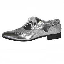 Disco 70er Jahre Schuhe,silber