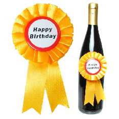 Flaschen Rosette HAPPY BIRTHDAY