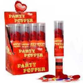 Party Popper Plsch HERZEN, XXL