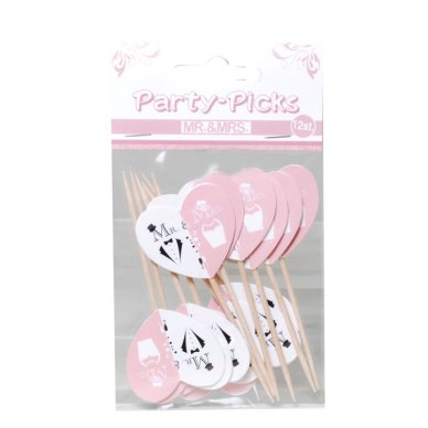 Party Picker Mr. und Mrs., 12 Stck