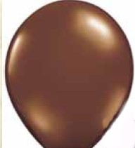 Rundballons 100 Moccabraun