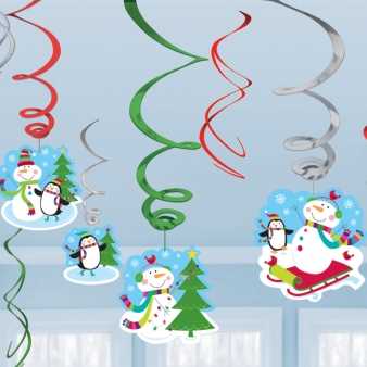 Swirl Snowman Set