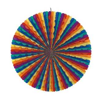 Dekofcher 50 cm Regenbogen
